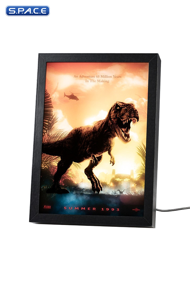 Jurassic Park framed LED Print (Jurassic Park)