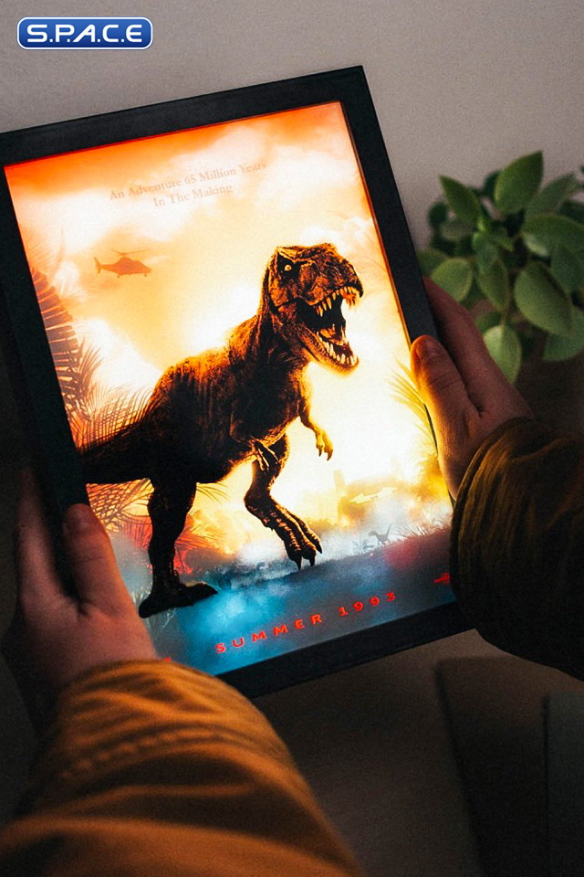 Jurassic Park framed LED Print (Jurassic Park)