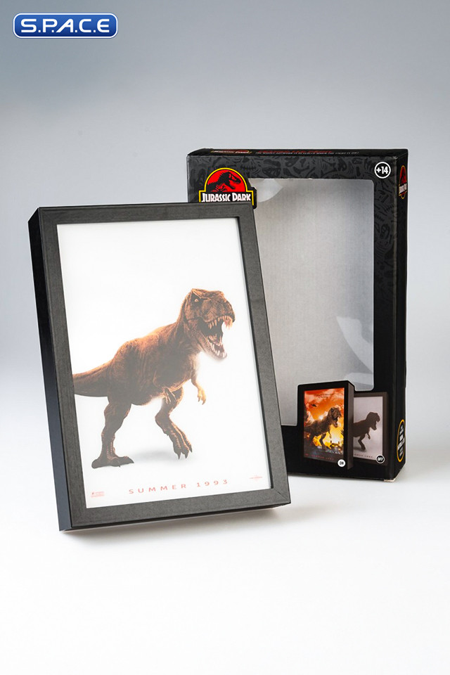 Jurassic Park framed LED Print (Jurassic Park)