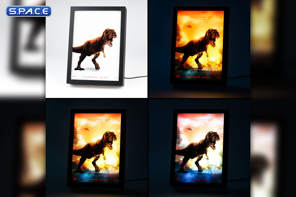 Jurassic Park framed LED Print (Jurassic Park)