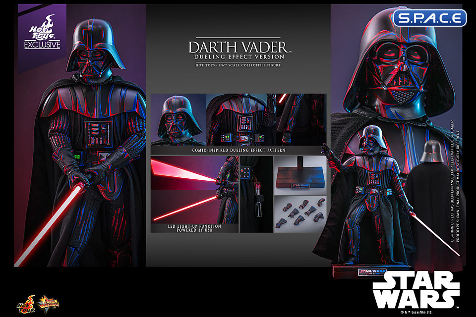1/6 Scale Darth Vader Dueling Effect Movie Masterpiece MMS777 (Star Wars)