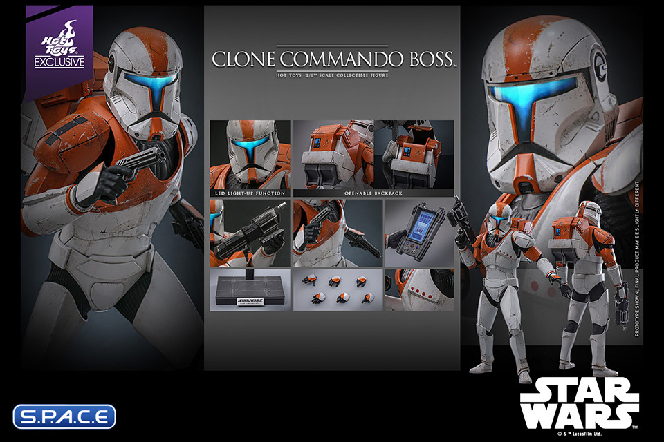 1/6 Scale Clone Commando Boss TV Masterpiece TMS151 (Star Wars - The Clone Wars)