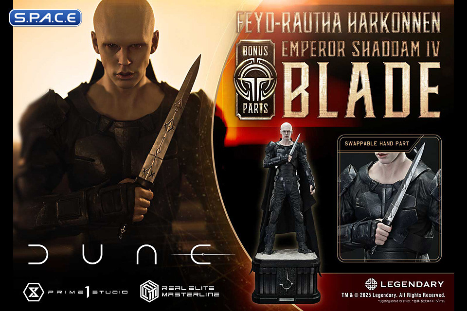 1/3 Scale Feyd-Rautha Harkonnen Deluxe Real Elite Masterline Statue - Bonus Version (Dune: Part Two)