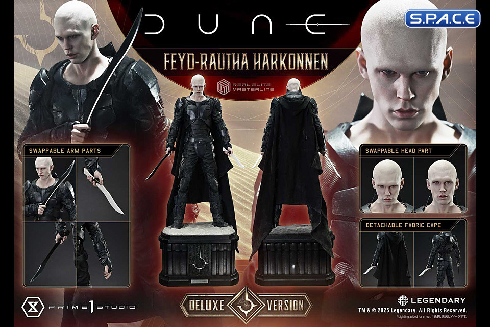 1/3 Scale Feyd-Rautha Harkonnen Deluxe Real Elite Masterline Statue - Bonus Version (Dune: Part Two)