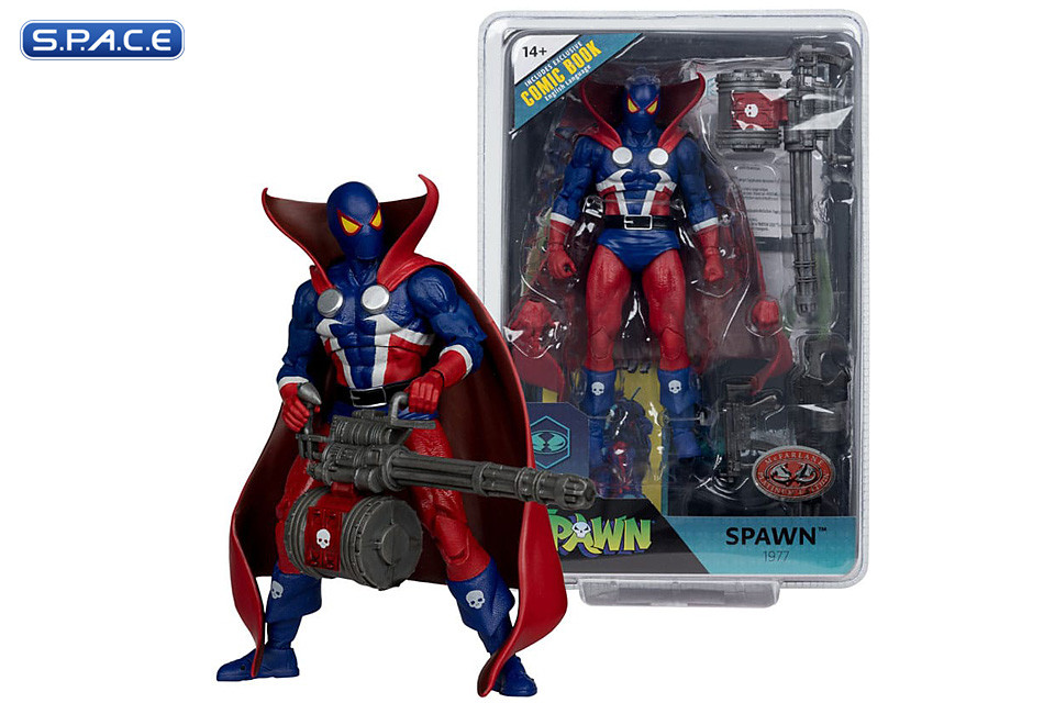 Spawn 1977 red & blue Suit - Platinum Edition (Spawn)