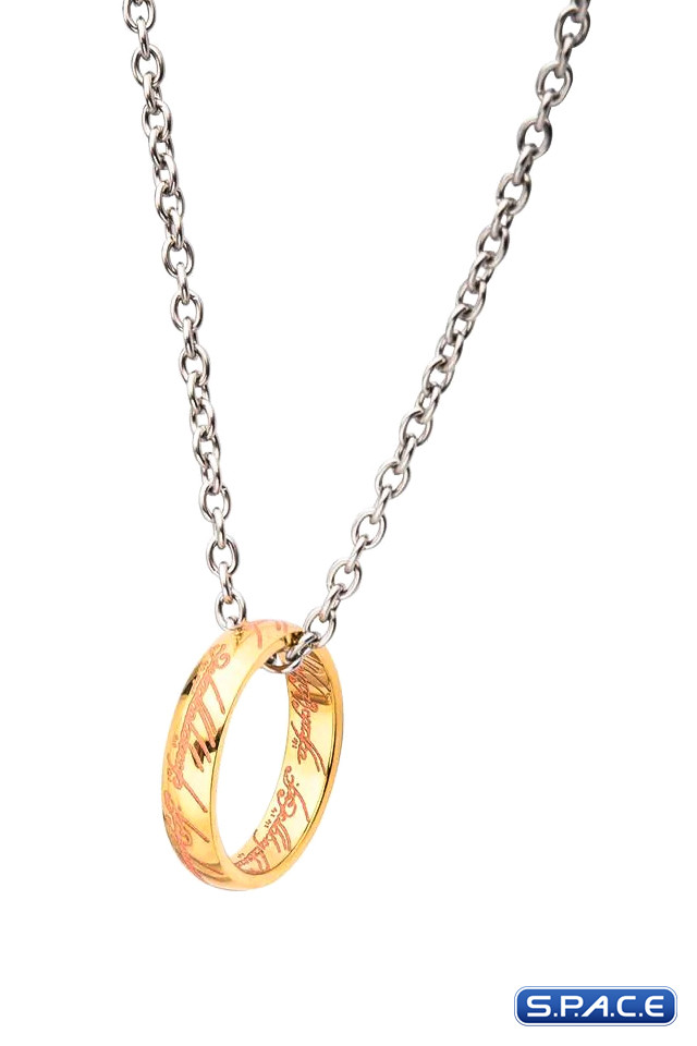 Frodos Elven Brooch & The One Ring with Necklace (Lord of the Rings)