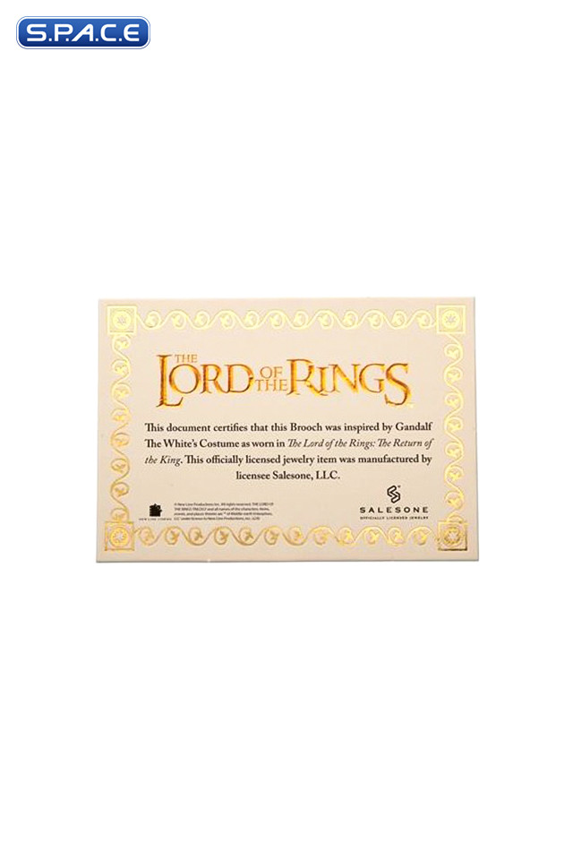 Gandalf the Whites Brooch (Lord of the Rings)