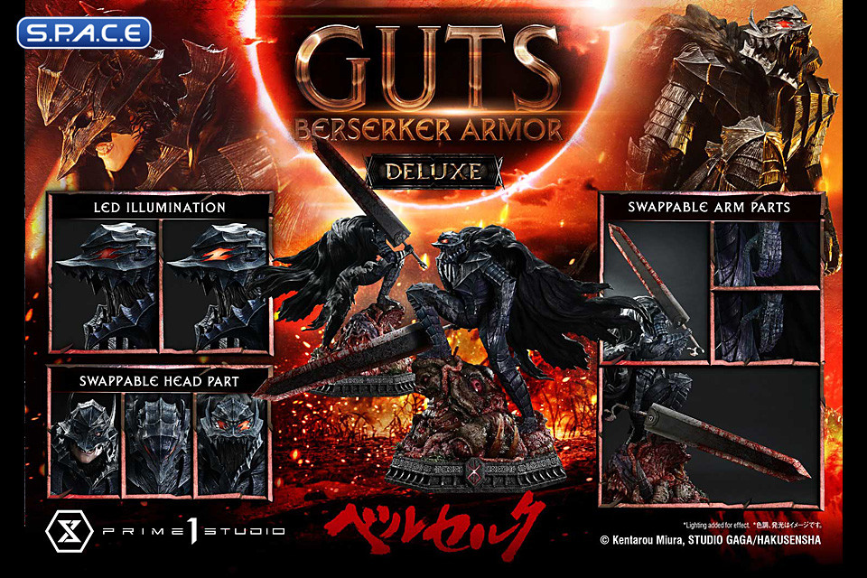 1/4 Scale Guts Berserker Armor Deluxe Ultimate Premium Masterline Statue - Bonus Version (Berserk)