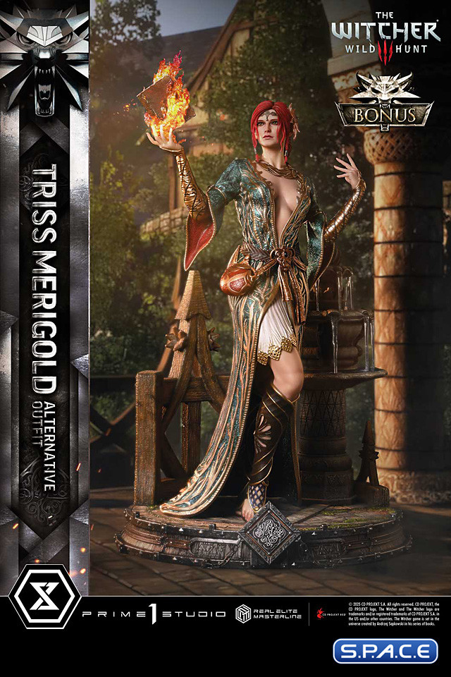 1/4 Scale Triss Merigold Alternative Outfit Real Elite Masterline Statue - Bonus Version (The Witcher 3: Wild Hunt)