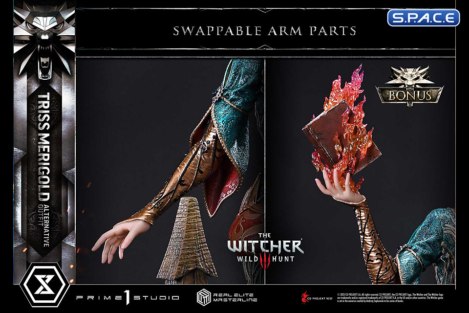 1/4 Scale Triss Merigold Alternative Outfit Real Elite Masterline Statue - Bonus Version (The Witcher 3: Wild Hunt)