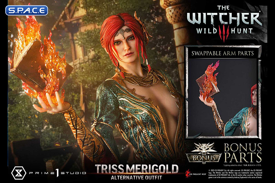 1/4 Scale Triss Merigold Alternative Outfit Real Elite Masterline Statue - Bonus Version (The Witcher 3: Wild Hunt)