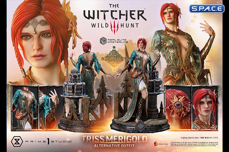 1/4 Scale Triss Merigold Alternative Outfit Real Elite Masterline Statue - Bonus Version (The Witcher 3: Wild Hunt)