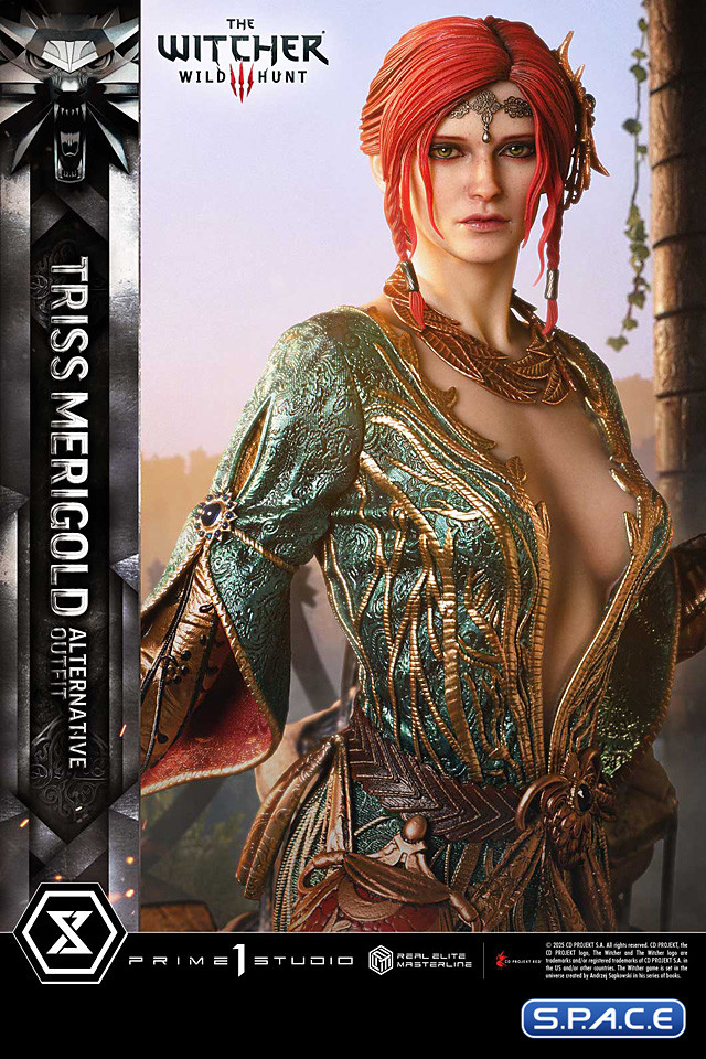 1/4 Scale Triss Merigold Alternative Outfit Real Elite Masterline Statue - Bonus Version (The Witcher 3: Wild Hunt)