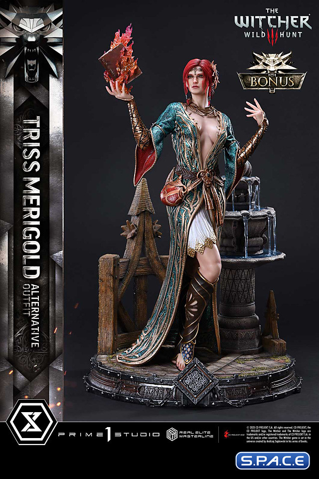 1/4 Scale Triss Merigold Alternative Outfit Real Elite Masterline Statue - Bonus Version (The Witcher 3: Wild Hunt)