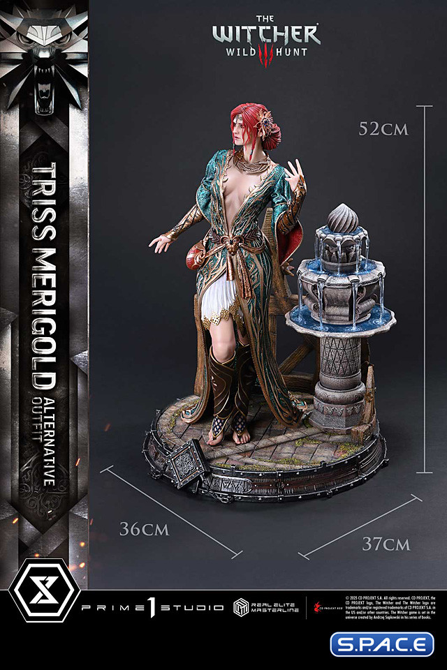 1/4 Scale Triss Merigold Alternative Outfit Real Elite Masterline Statue - Bonus Version (The Witcher 3: Wild Hunt)