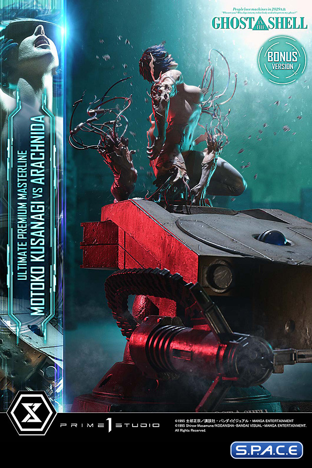 1/4 Scale Motoko Kusanagi vs. Arachnida Ultimate Premium Masterline Statue - Bonus Version (Ghost in the Shell)
