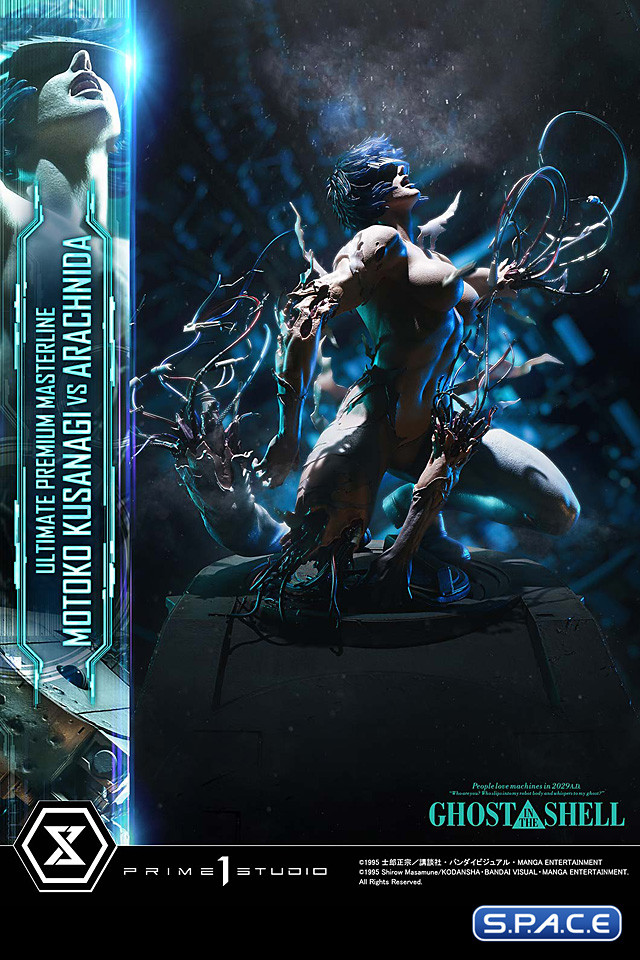 1/4 Scale Motoko Kusanagi vs. Arachnida Ultimate Premium Masterline Statue - Bonus Version (Ghost in the Shell)