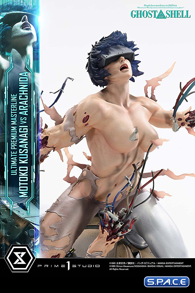 1/4 Scale Motoko Kusanagi vs. Arachnida Ultimate Premium Masterline Statue - Bonus Version (Ghost in the Shell)