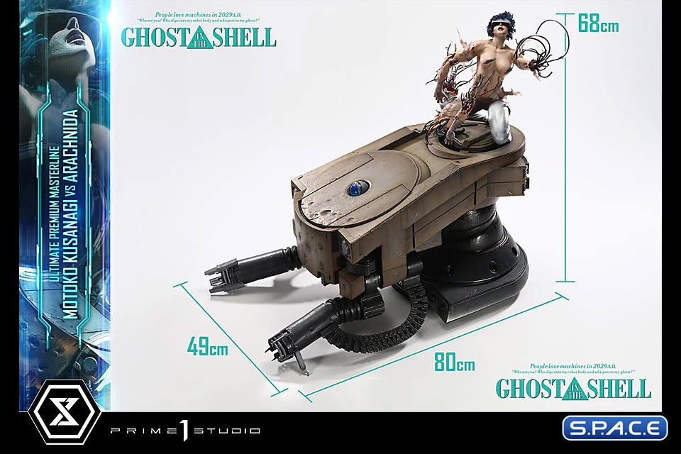 1/4 Scale Motoko Kusanagi vs. Arachnida Ultimate Premium Masterline Statue - Bonus Version (Ghost in the Shell)