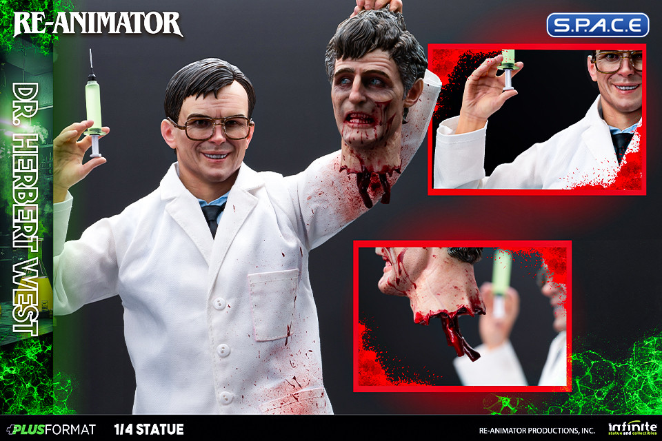 Dr. Herbert West Plus Format Statue (Re-Animator)