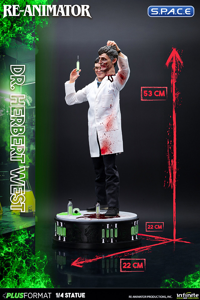 Dr. Herbert West Plus Format Statue (Re-Animator)