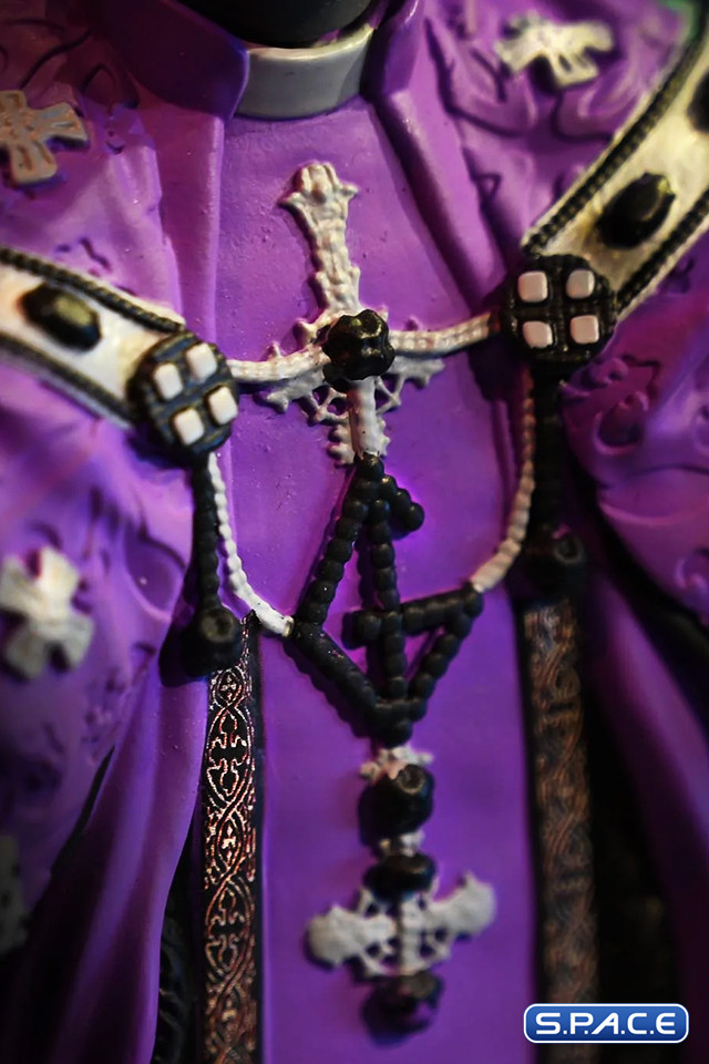Papa V Perpetua Rock Iconz Statue - Purple Robes Version (Ghost)