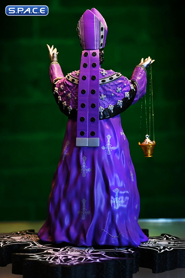 Papa V Perpetua Rock Iconz Statue - Purple Robes Version (Ghost)