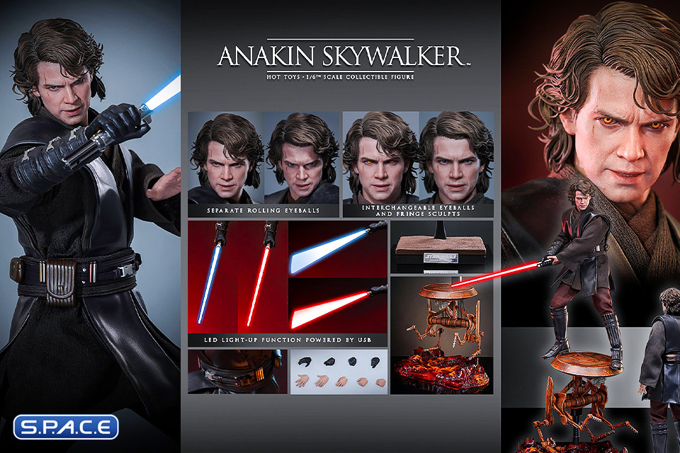 1/6 Scale Anakin Skywalker Movie Masterpiece MMS839 (Star Wars)