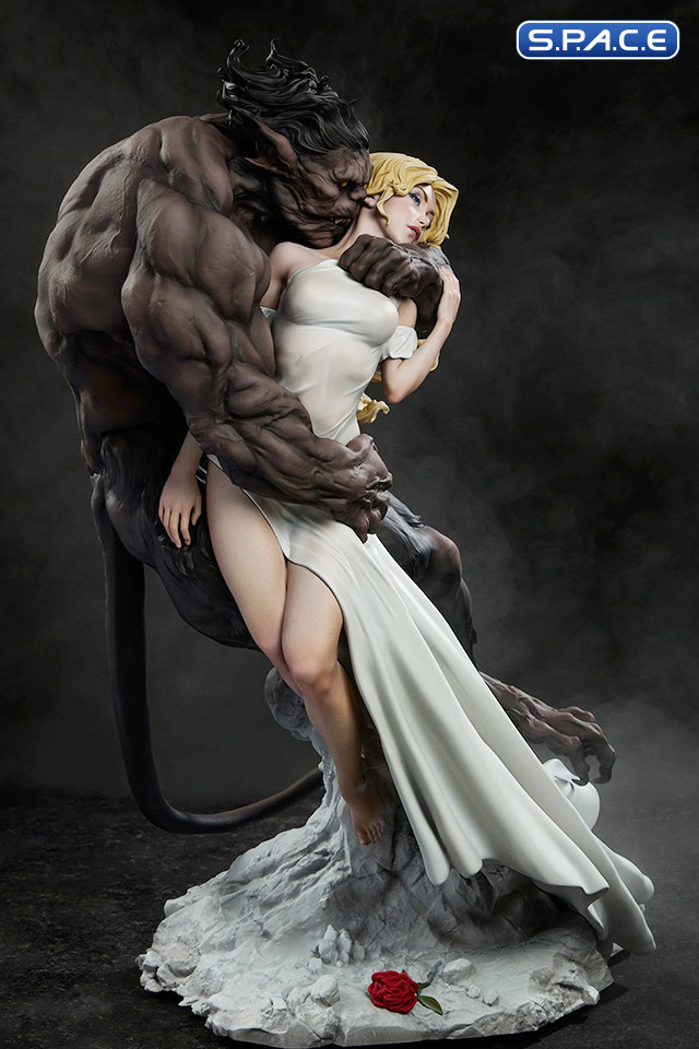 Beauty and the Beast Statue