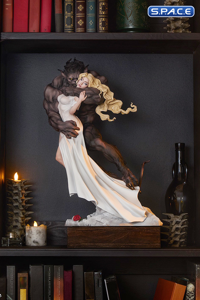 Beauty and the Beast Statue