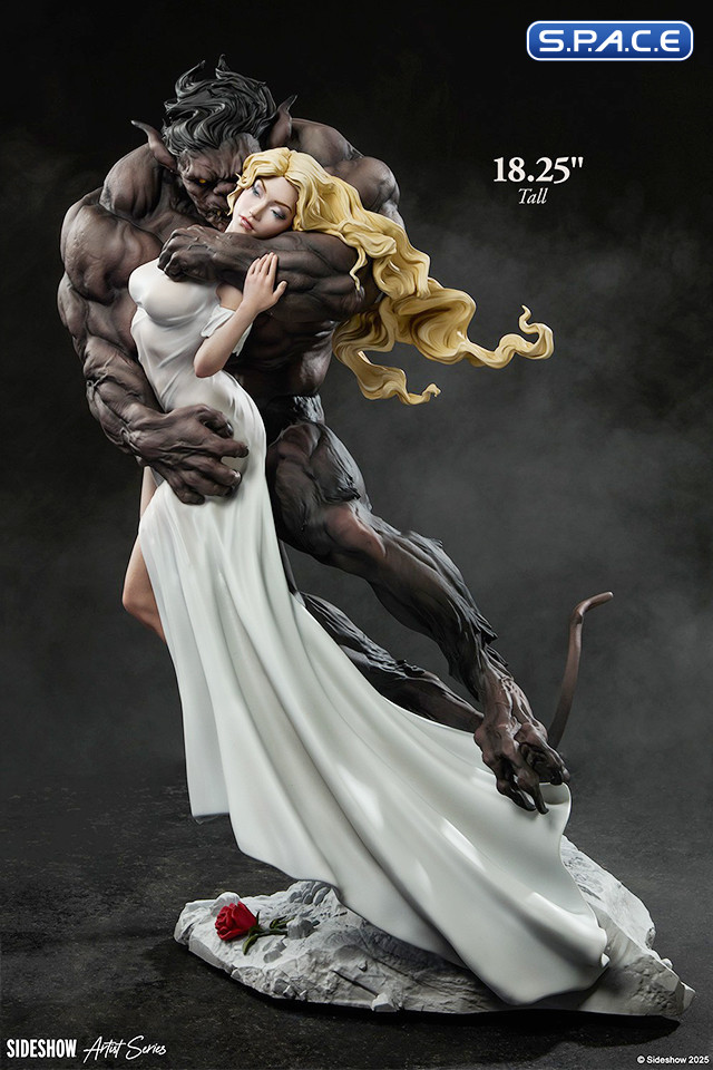Beauty and the Beast Statue
