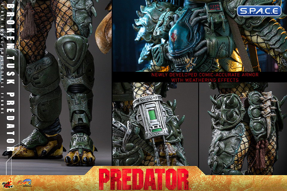 1/6 Scale Broken Tusk Predator Comic Masterpiece CMS029 (Aliens vs. Predator)