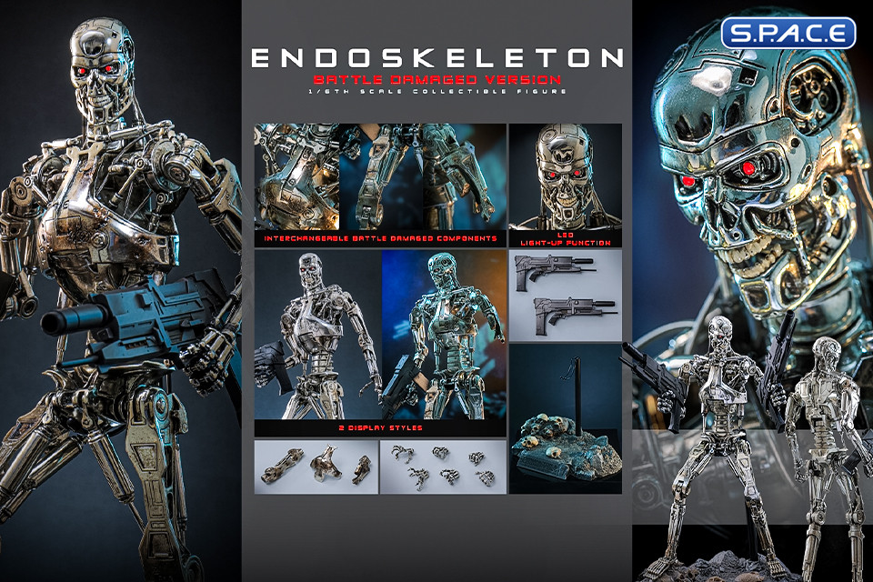 1/6 Scale Endoskeleton Battle Damaged Version Movie Masterpiece MMS840D77 (Terminator 2: Judgment Day)