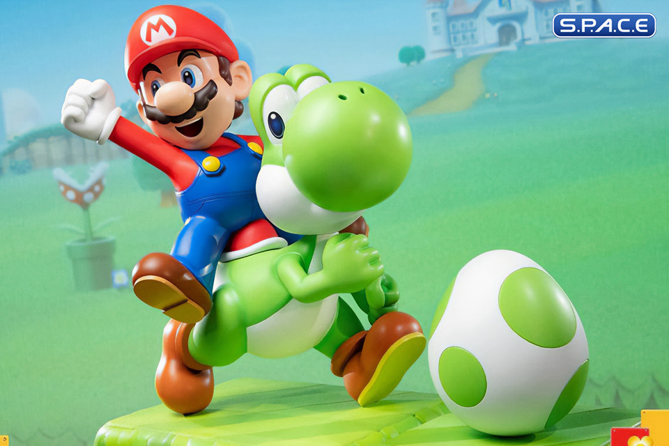 Mario and Yoshi Statue - Exclusive Version (Super Mario)