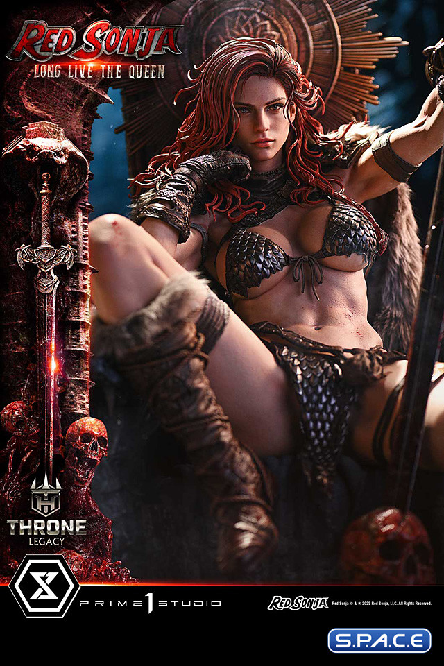 1/3 Scale Red Sonja Long Live the Queen Throne Legacy Statue (Red Sonja)