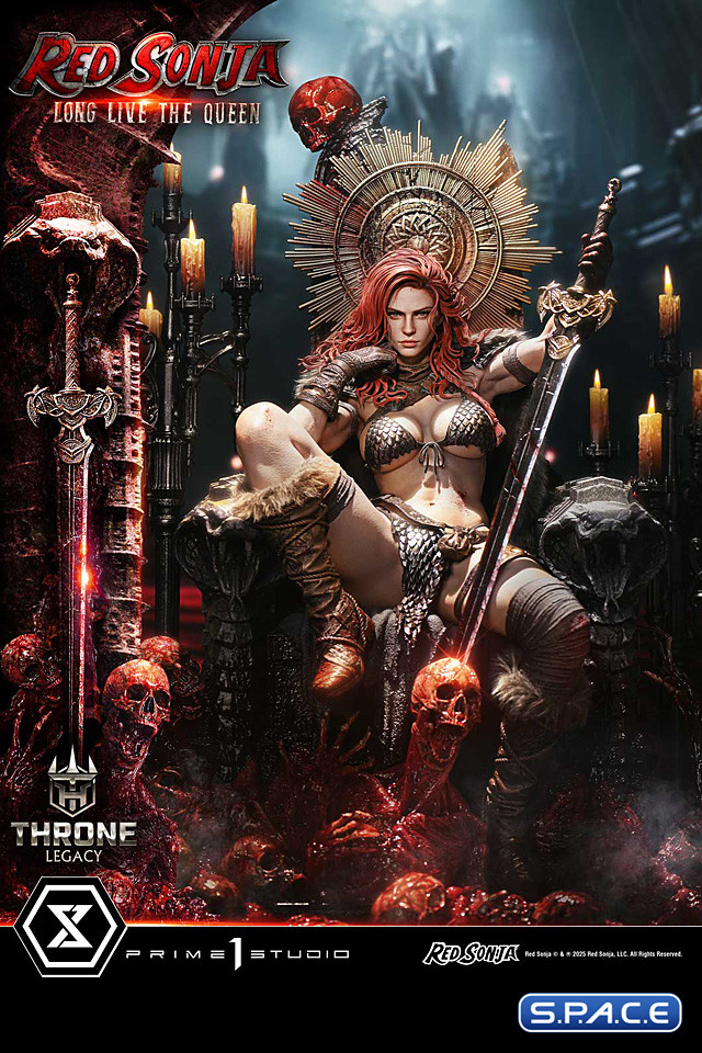 1/3 Scale Red Sonja Long Live the Queen Throne Legacy Statue (Red Sonja)
