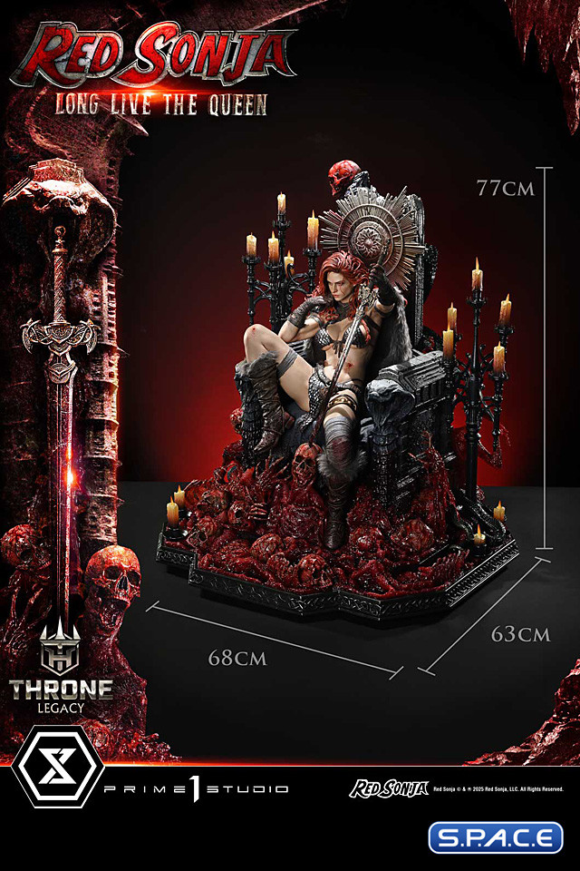 1/3 Scale Red Sonja Long Live the Queen Throne Legacy Statue (Red Sonja)