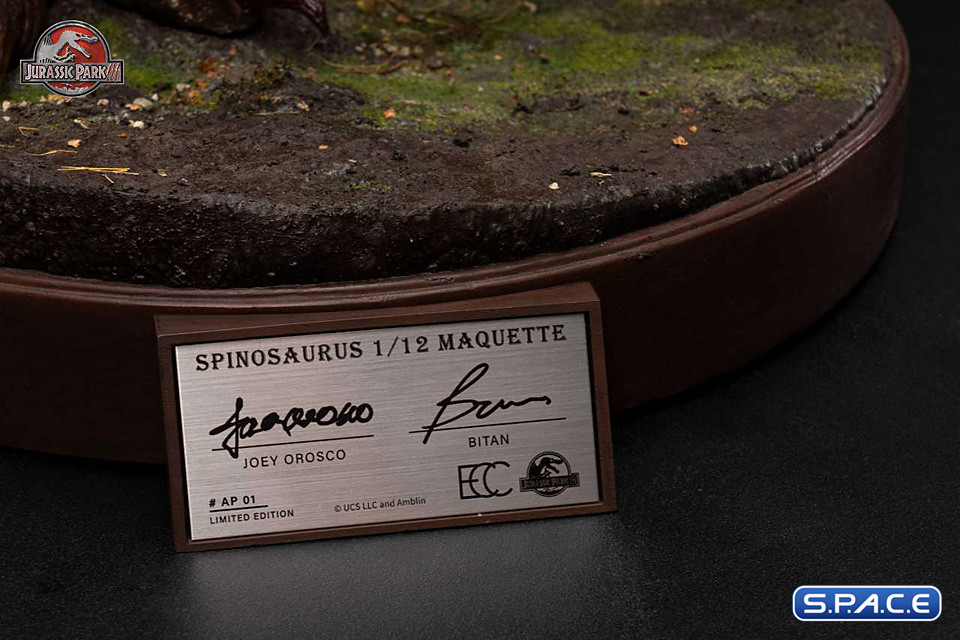 1/12 Scale Spinosaurus Maquette (Jurassic Park III)