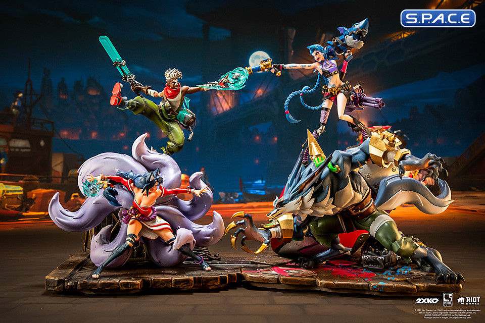 1/10 Scale Jinx & Warwick Diorama (2XKO)