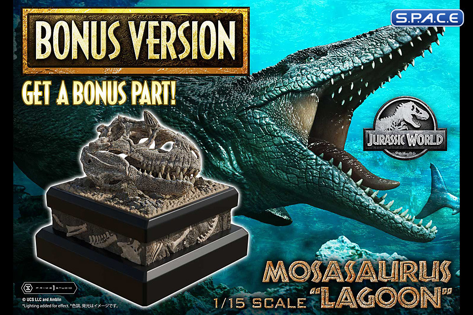 1/15 Scale Mosasaurus Lagoon Legacy Museum Collection Statue - Bonus Version (Jurassic World)