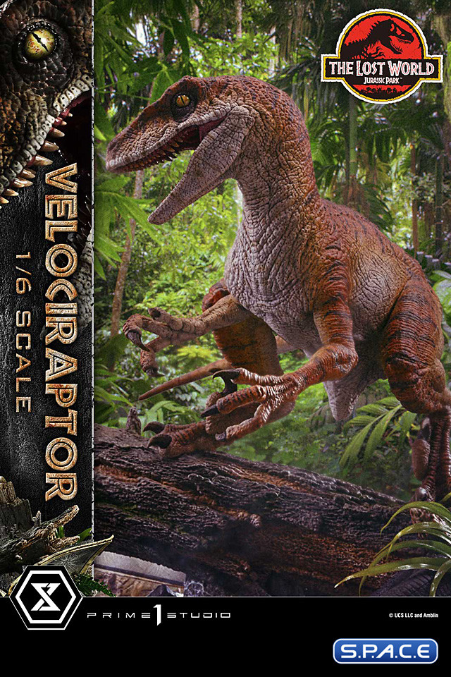 1/6 Scale Velociraptor Legacy Museum Collection Statue - Bonus Version (The Lost World: Jurassic Park)
