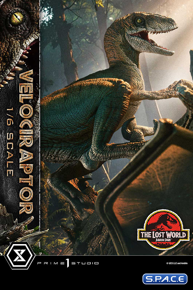 1/6 Scale Velociraptor Legacy Museum Collection Statue - Bonus Version (The Lost World: Jurassic Park)