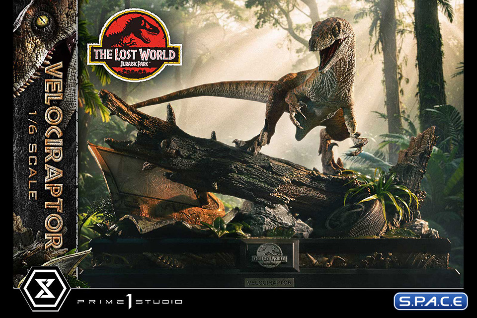 1/6 Scale Velociraptor Legacy Museum Collection Statue - Bonus Version (The Lost World: Jurassic Park)