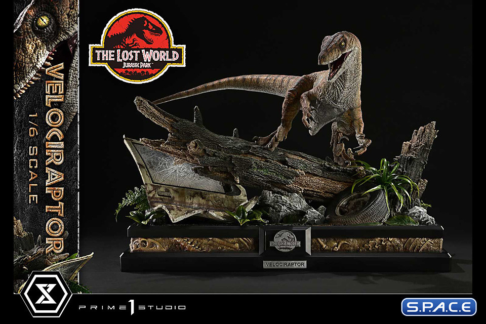1/6 Scale Velociraptor Legacy Museum Collection Statue - Bonus Version (The Lost World: Jurassic Park)