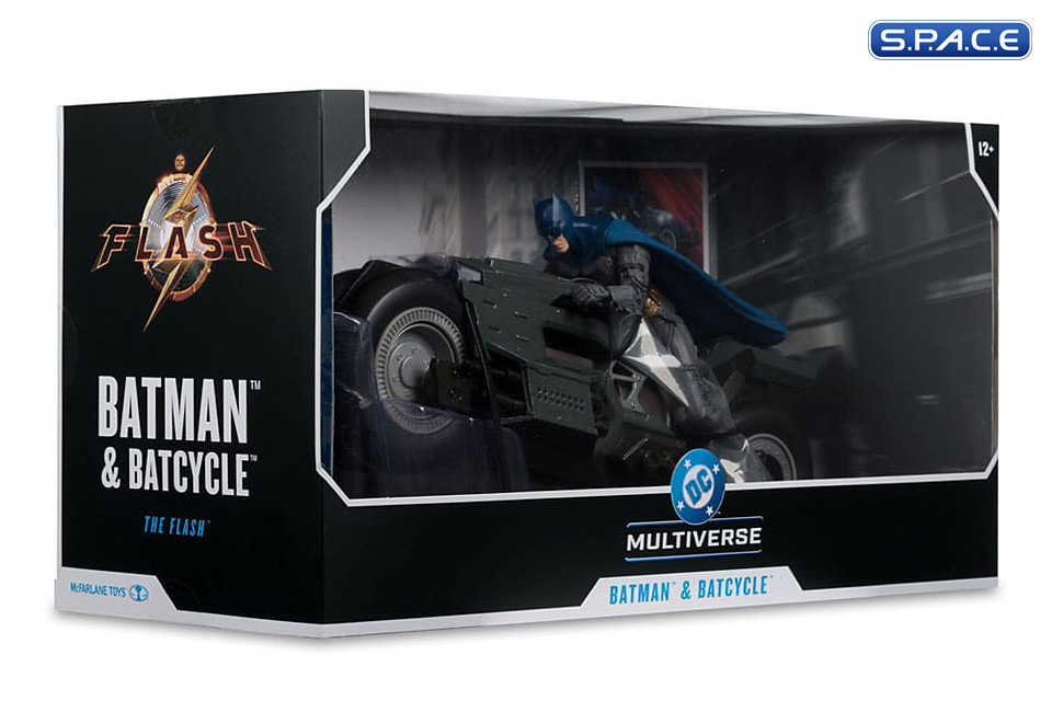 Batman & Batcycle from The Flash (DC Multiverse)