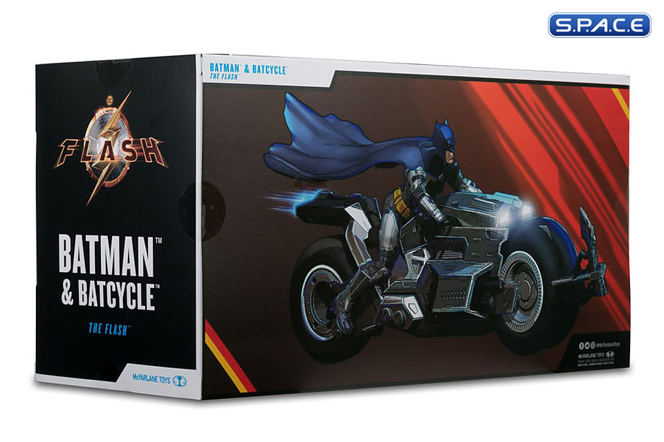 Batman & Batcycle from The Flash (DC Multiverse)