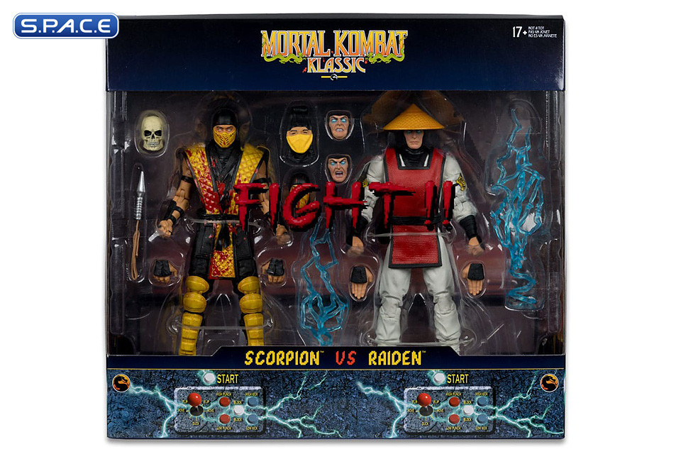 Scorpion vs. Raiden Deluxe 2-Pack (Mortal Kombat Klassic)