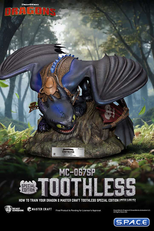 Toothless Master Craft Statue - Special Version (How to Train Your Dragon)