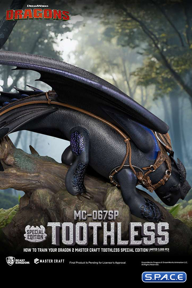 Toothless Master Craft Statue - Special Version (How to Train Your Dragon)