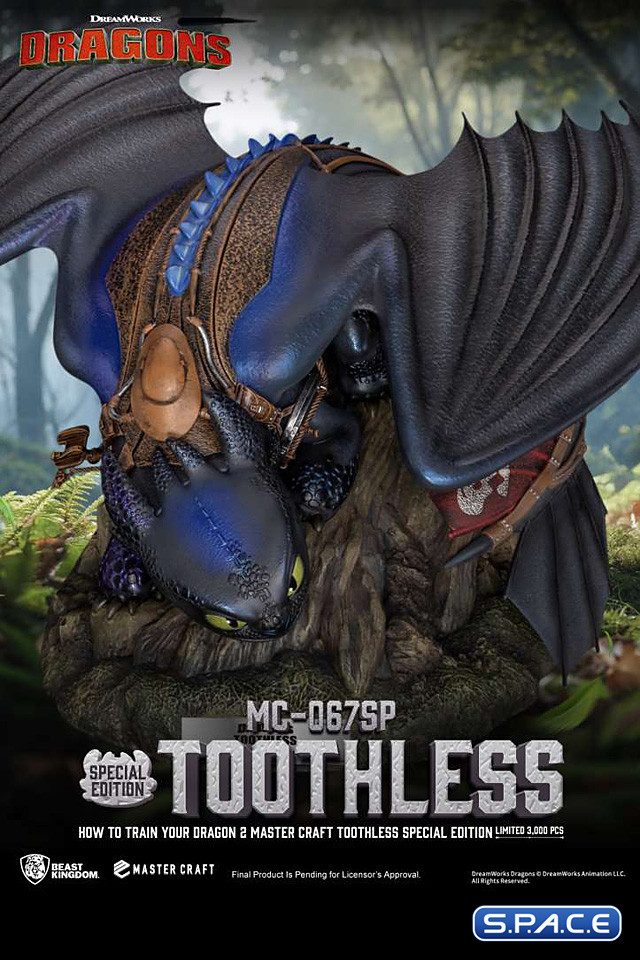 Toothless Master Craft Statue - Special Version (How to Train Your Dragon)